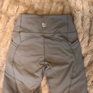 Grey tyc heart booty leggings